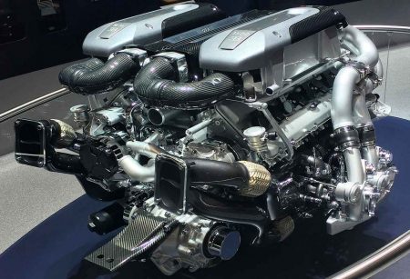 Bugatti Chiron motor